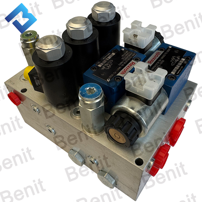 Blok zaworów hydraulicznych ABG VOLVO Sterowanie lewym i prawym skrobakiem oraz wibracją VOE12783257 do części zamiennych do rozściełacza asfaltu