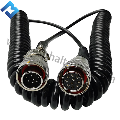 2143056 Zasilanie Kable spiralne 0,5M Wątek spiralny 10 szpil -10 otworów W195 W200 Jednoekranowy kontroler głębokości