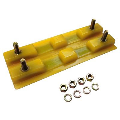 2411112 Polyuretanowy gumowy blok / ścieżka do frezowania butów Maszyna zamienna 3 żebra W205/W2000 Do budowy dróg