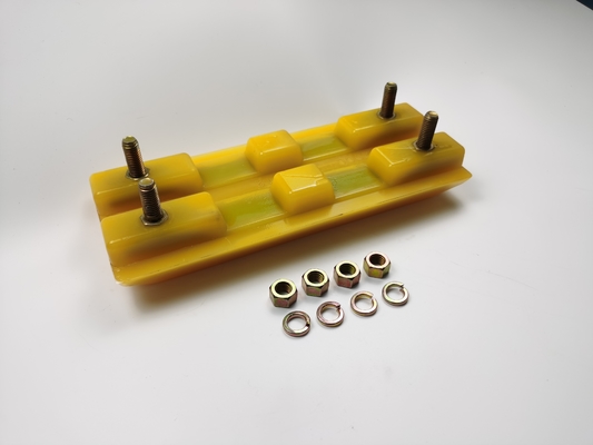 2411112 Polyuretanowy gumowy blok / ścieżka do frezowania butów Maszyna zamienna 3 żebra W205/W2000 Do budowy dróg