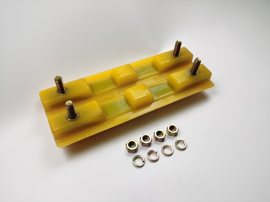 2411112 Polyuretanowy gumowy blok / ścieżka do frezowania butów Maszyna zamienna 3 żebra W205/W2000 Do budowy dróg