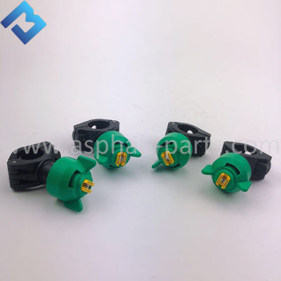OEM ODM CC522 Plastic Spray Nozzle Small Size Zielony Czarny do rolki drogowej