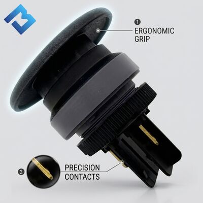 2112465 Przycisk grzybkowy 24V do frezarki W195 W200